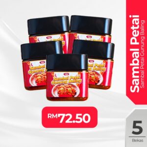 5 Botol Sambal Petai